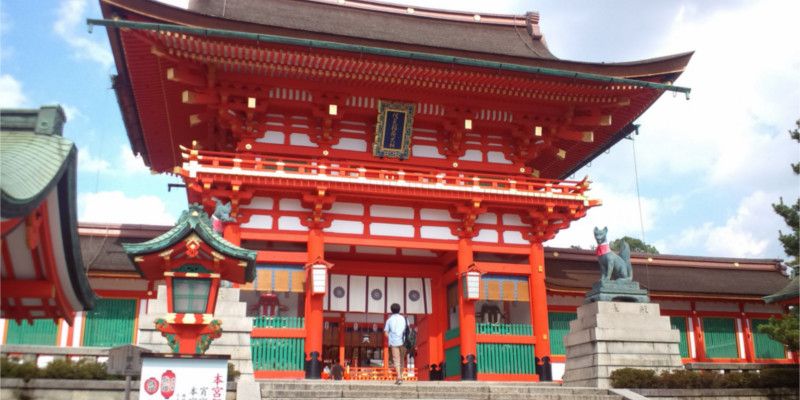 Romon Gate at Fushimini Inari
